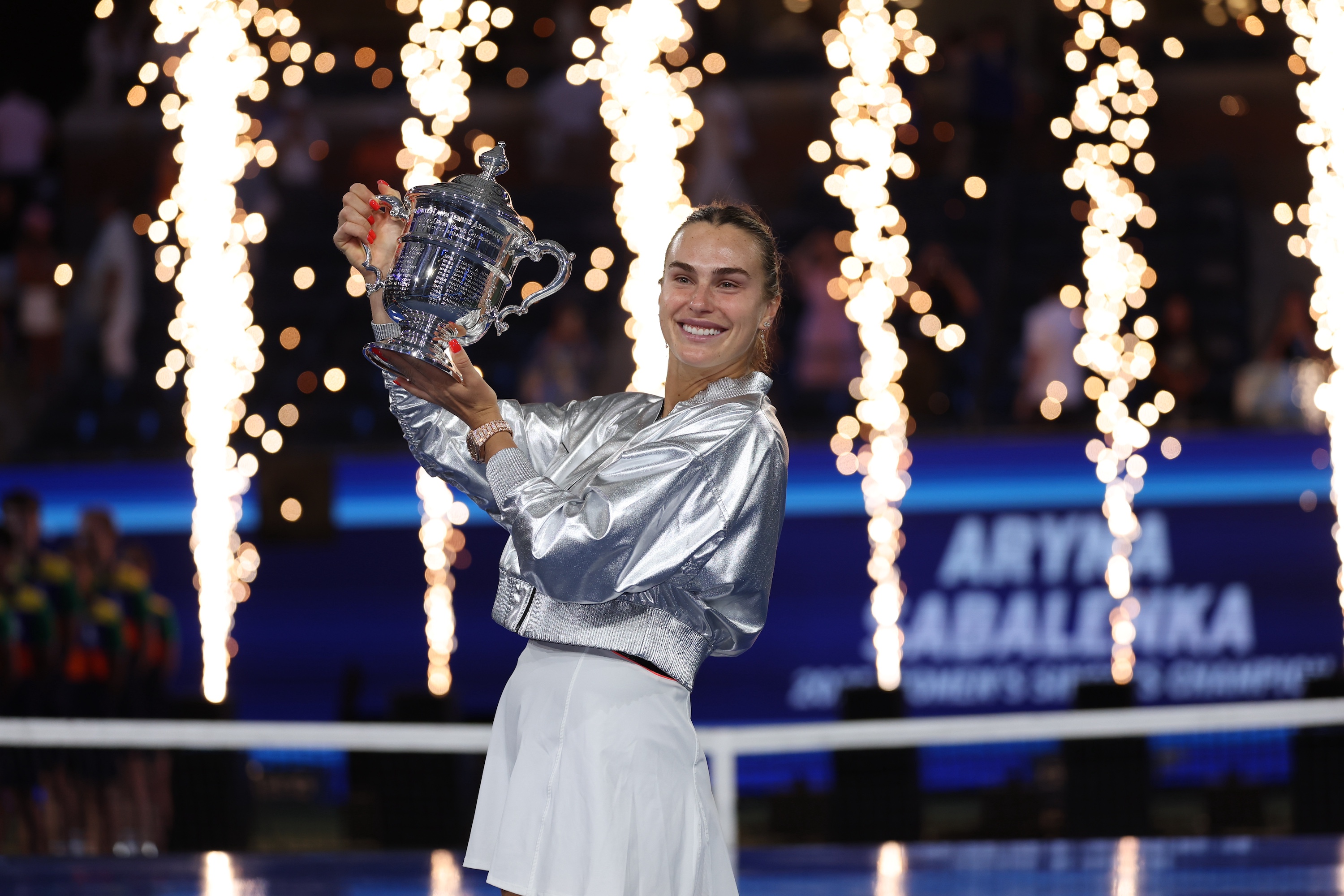 Aryna Sabalenka / Trophée, finale, US Open 2025