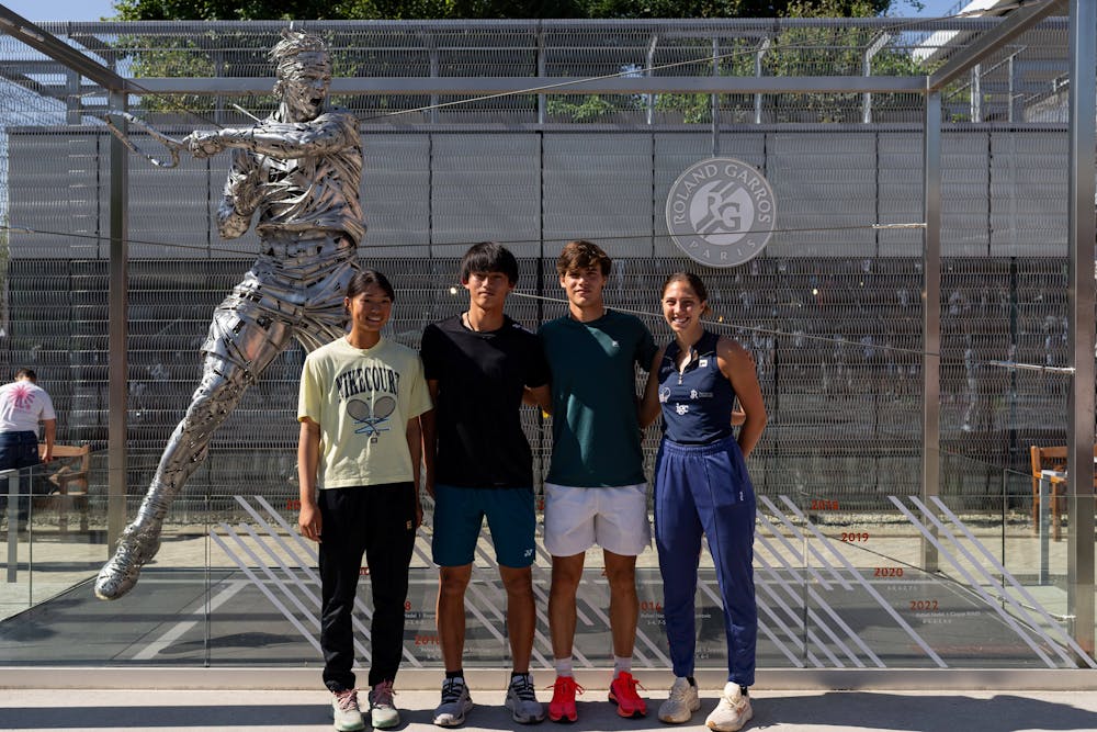 Lisa Kamigata, Hyu Kawanishi, Pedro Chabalgoity & Pietra Rivoli / Roland-Garros Junior Series by Renault 2025
