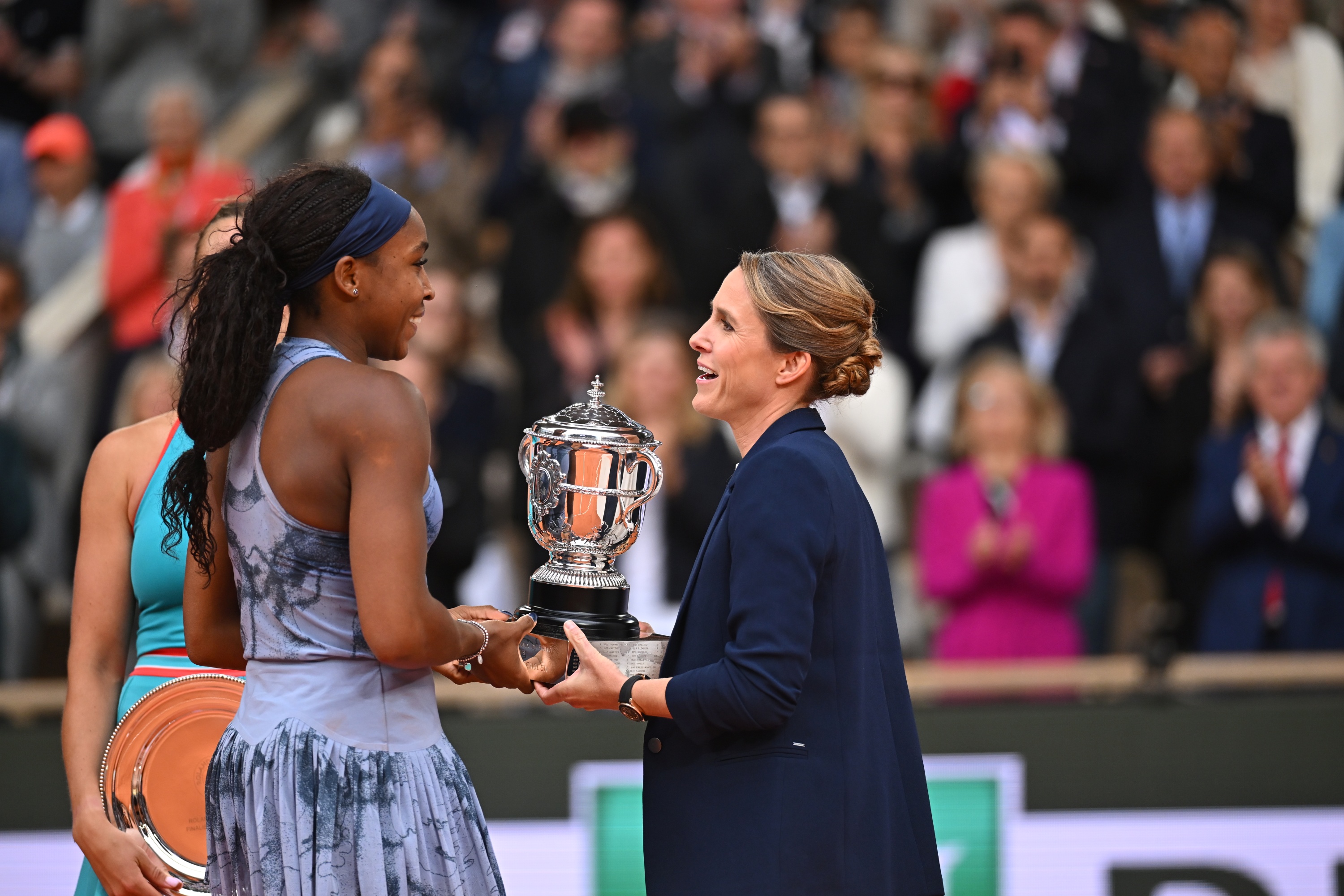 Coco Gauff & Justine Henin / Finale Roland-Garros 2025
