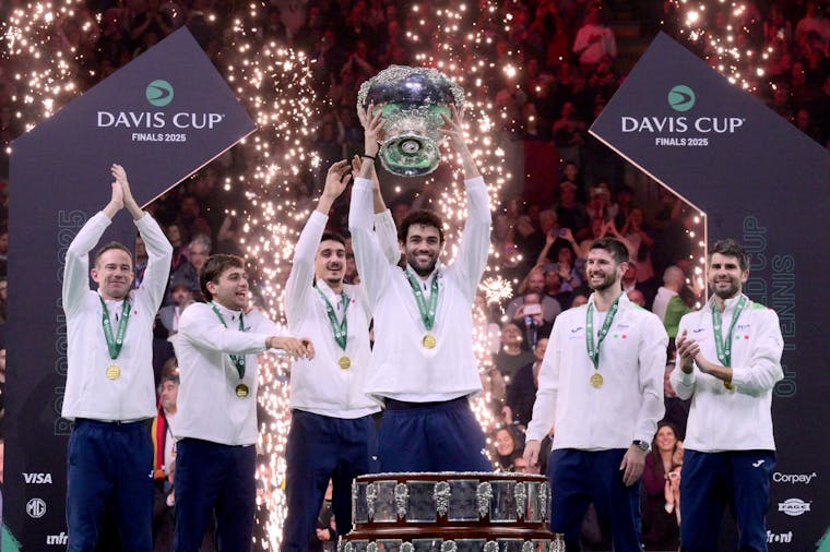 Italie / Photocall trophée Coupe Davis 2025 Italie / Photocall trophée Coupe Davis 2025