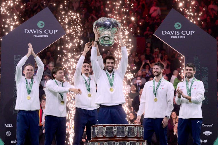 Italie / Photocall trophée Coupe Davis 2025 Italie / Photocall trophée Coupe Davis 2025