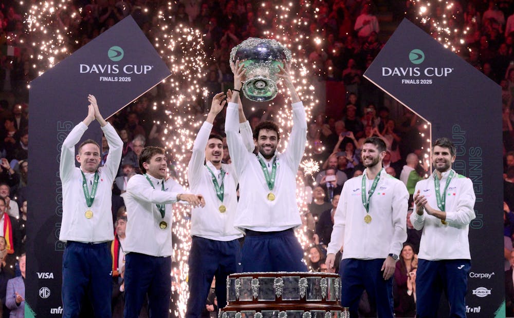 Italie / Photocall trophée Coupe Davis 2025 Italie / Photocall trophée Coupe Davis 2025