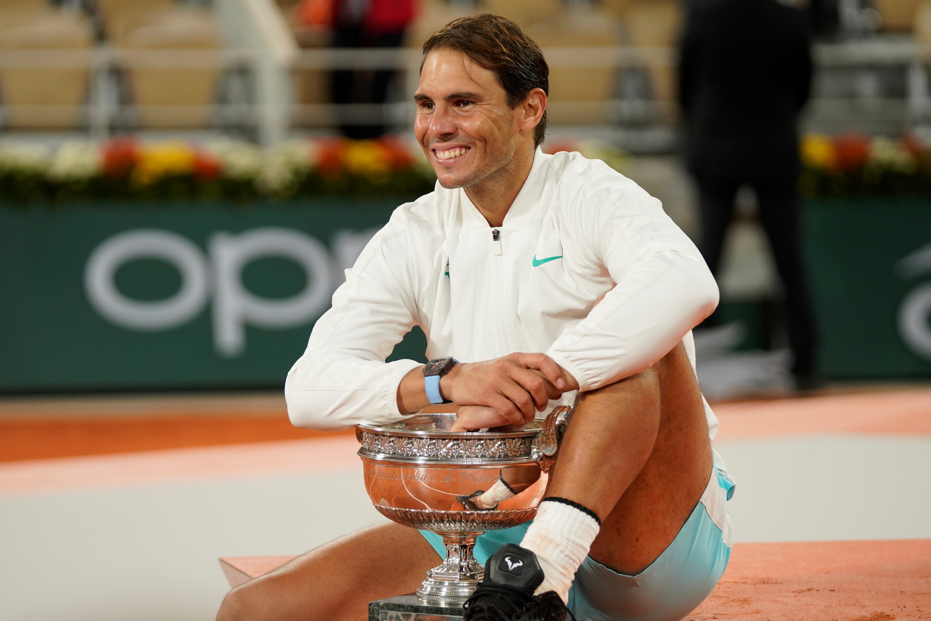 Rafael Nadal / Photocall trophée Roland-Garros 2020