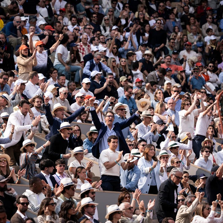 Spectateurs / Finale Roland-Garros 2025 Spectateurs / Finale Roland-Garros 2025
