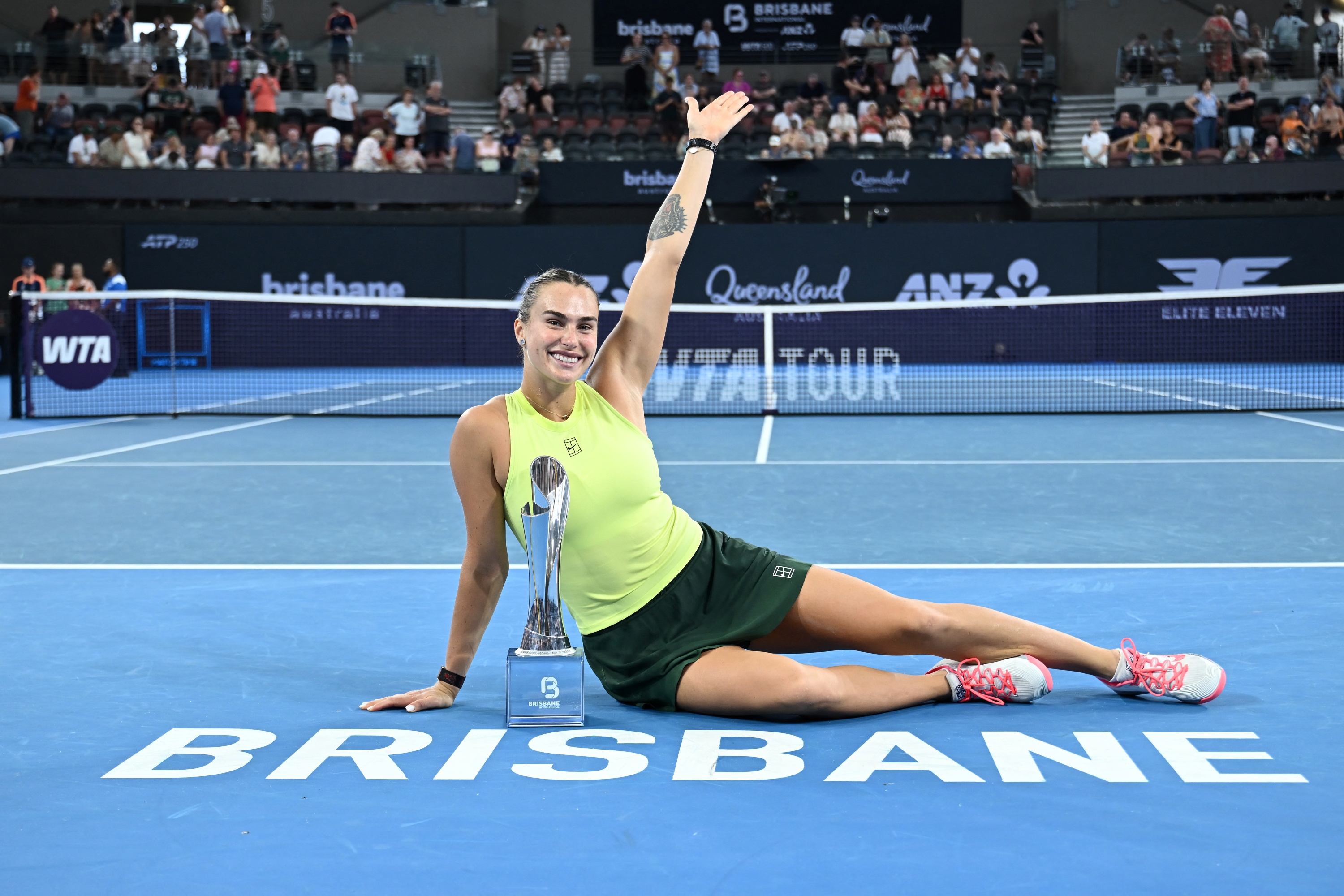 Aryna Sabalenka / Photocall trophée WTA 500 Brisbane