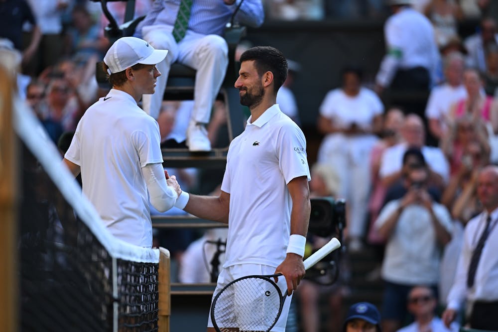 Jannik Sinner & Novak Djokovic / Demi-finales, Wimbledon 2025 Jannik Sinner & Novak Djokovic / Demi-finales, Wimbledon 2025