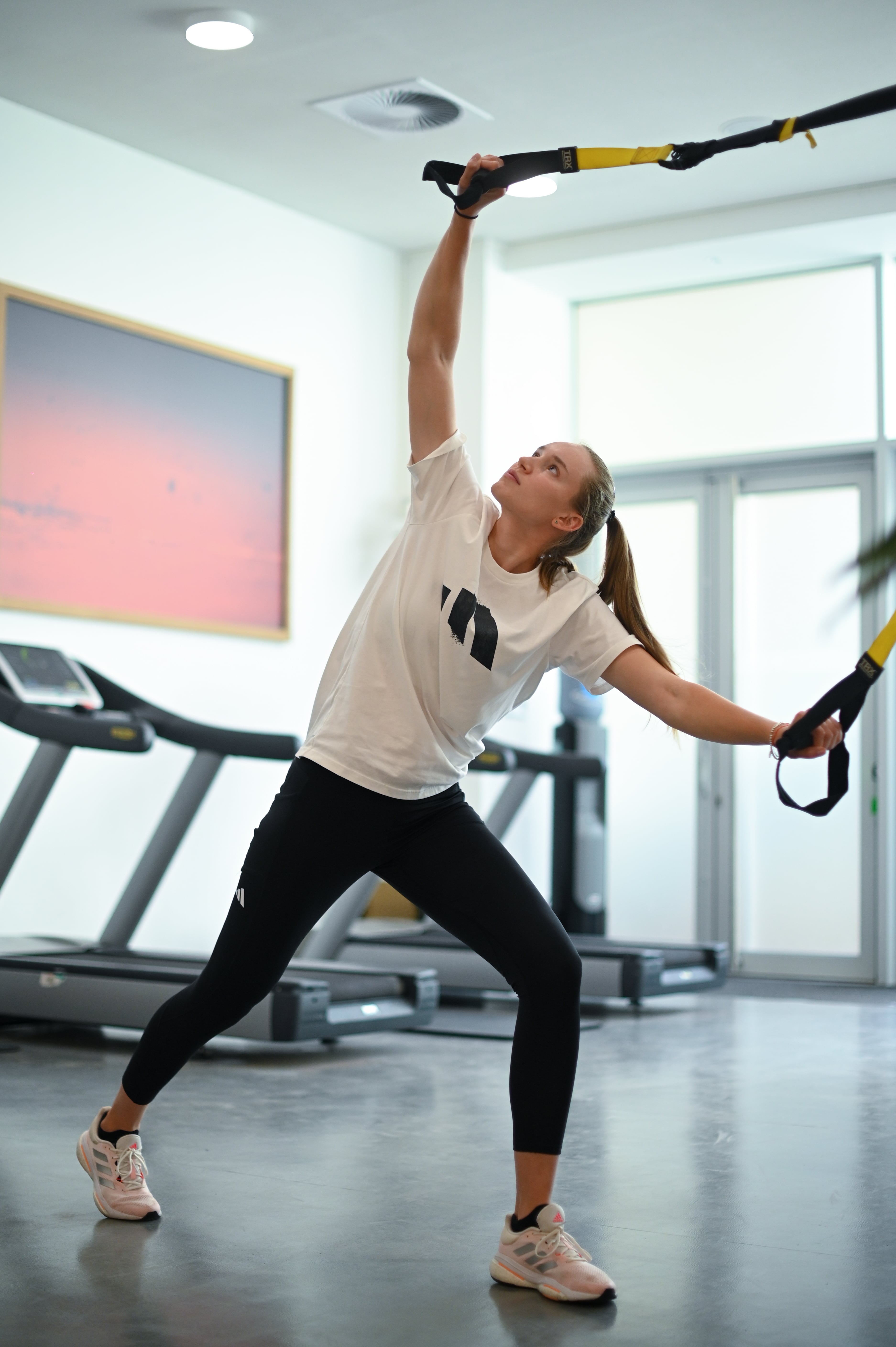 Elena Rybakina en coulisses