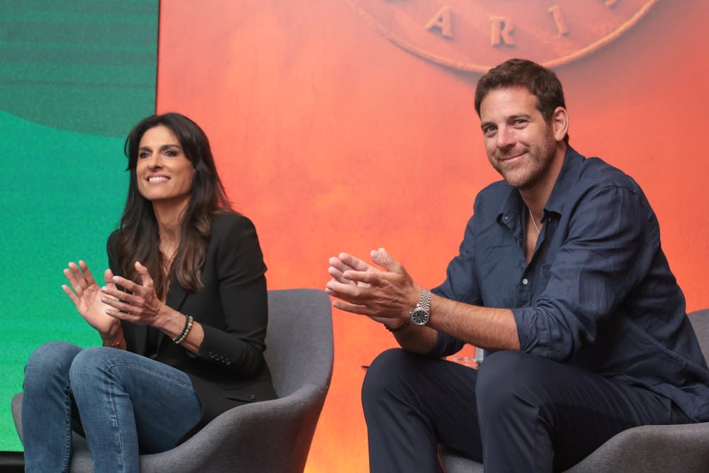 Gabriela Sabatini & Juan Martin Del Potro / Roland-Garros junior series by Renault 2025 Gabriela Sabatini & Juan Martin Del Potro / Roland-Garros junior series by Renault 2025