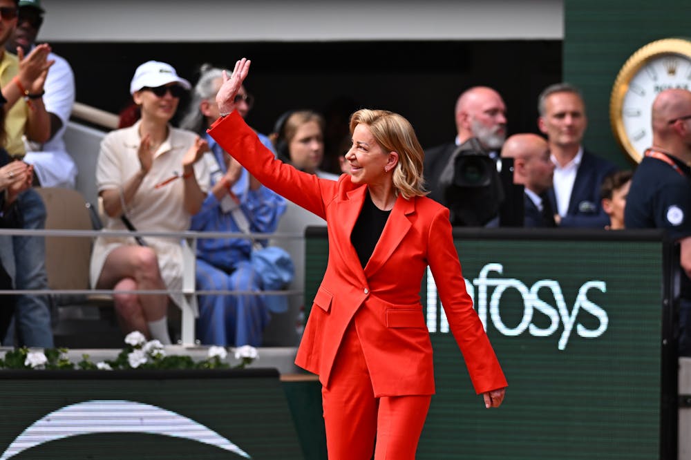 Chris Evert / Cérémonie de remise des trophées Roland-Garros 2024