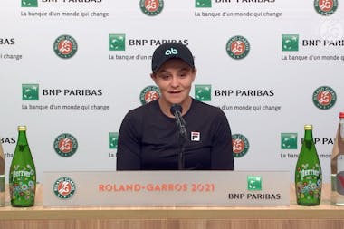 Ashleigh Barty - Conférence de presse Roland-Garros 2021