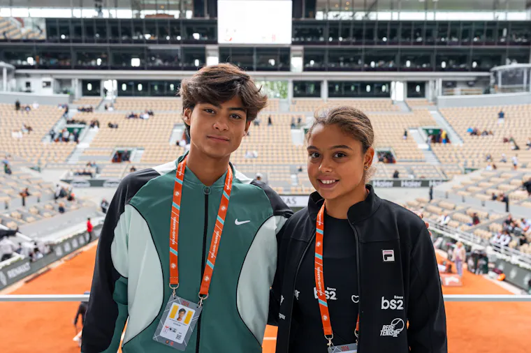 Luis Guto Miguel & Nauhany Silva / Roland-Garros Junior Series by Renault 2024 Luis Guto Miguel & Nauhany Silva / Roland-Garros Junior Series by Renault 2024
