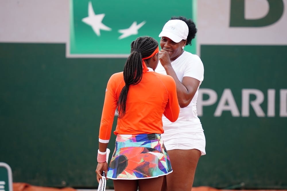 Coco Gauff, Venus Williams, Roland-Garros 2021, first round