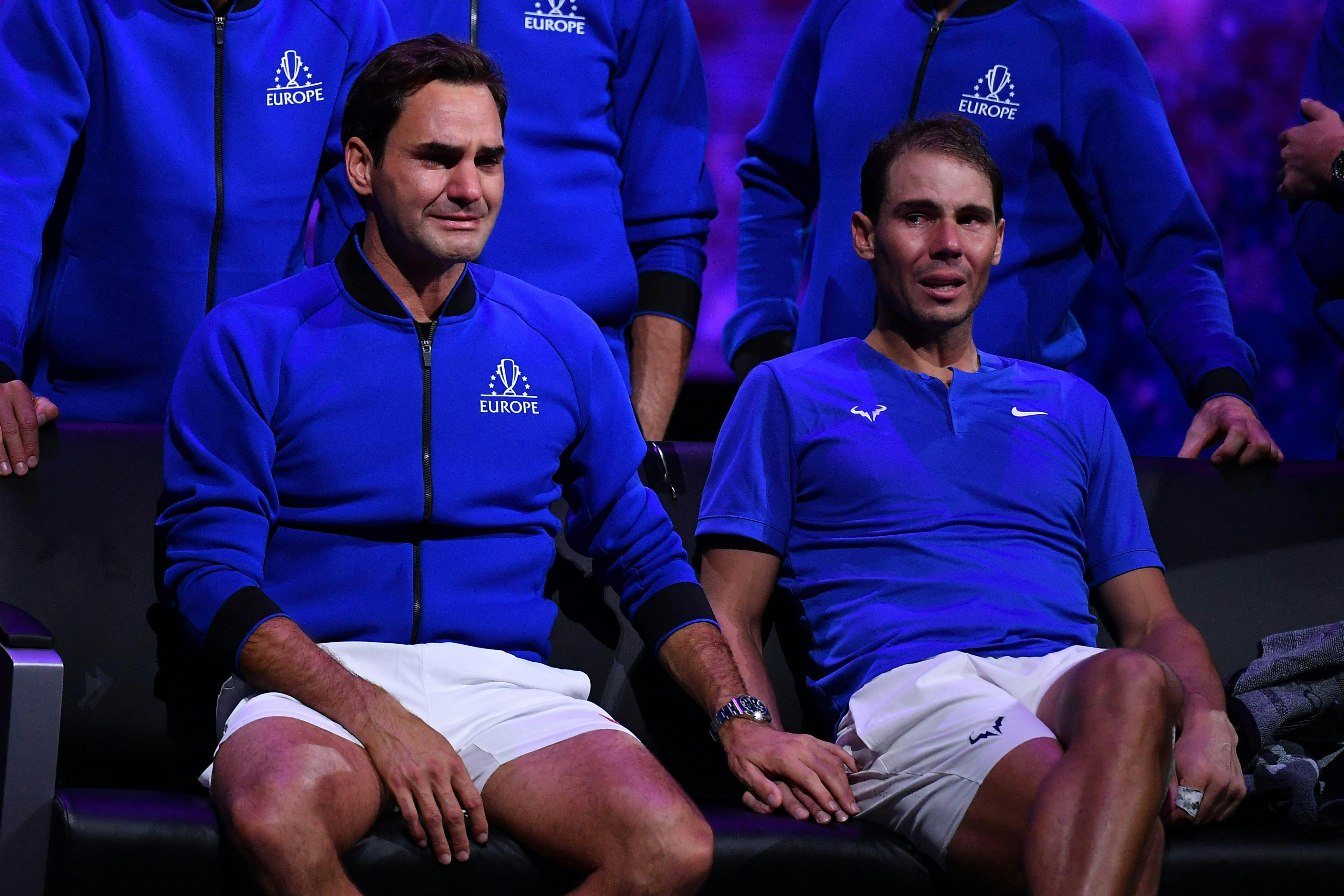 Roger Federer y Rafael Nadal / Copa Laver 2022