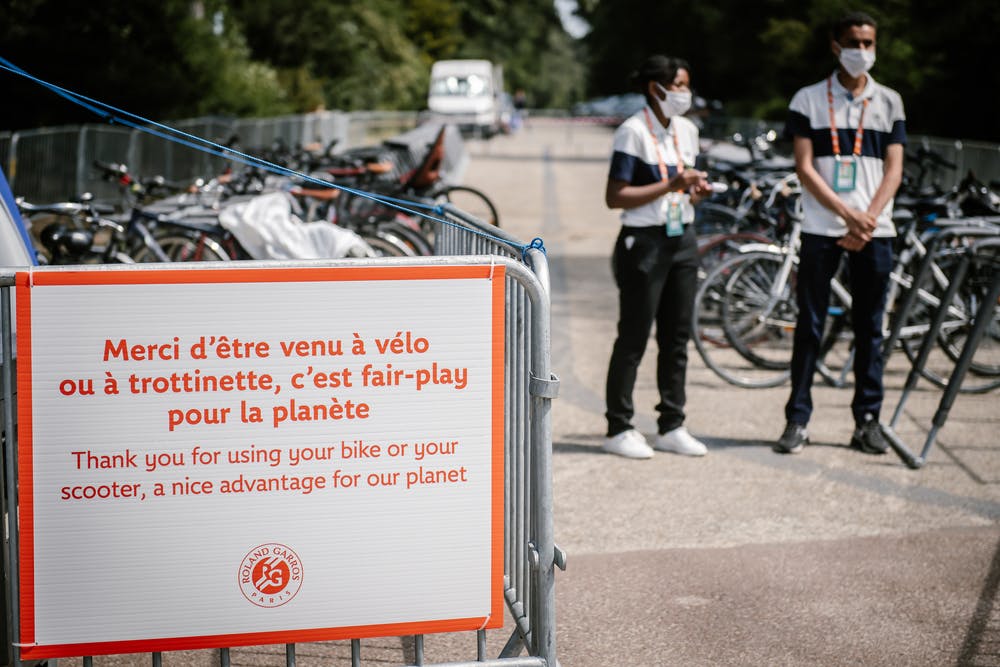 parking à vélos, Roland-Garros