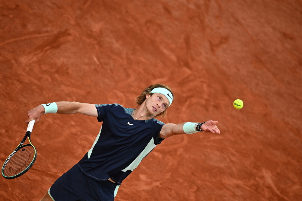 Andrey Rublev, Roland-Garros 2022, Simple Messieurs, 1/8 de Finale 