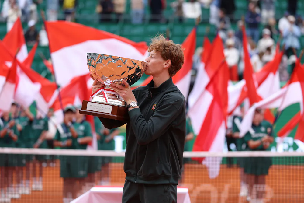 Jannik Sinner / Photocall trophée Masters 1000 Monte-Carlo