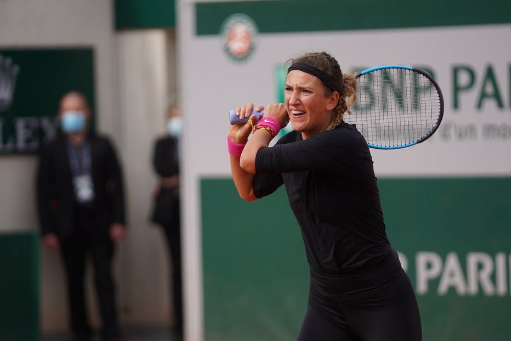 Victoria Azarenka, Roland-Garros 2020, practice