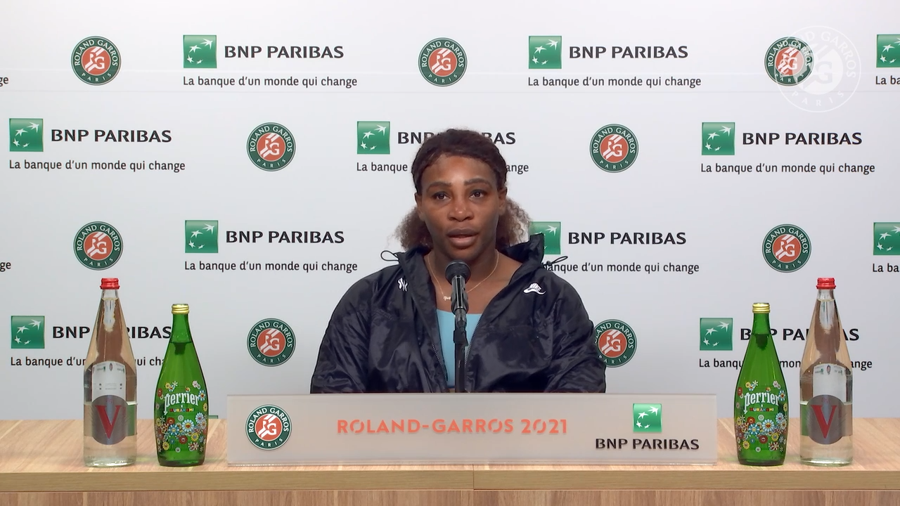 Conférence de presse Serena Williams / Troisième tour Roland-Garros 2021