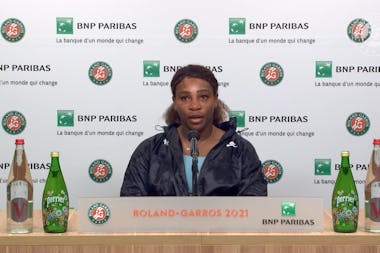 Conférence de presse Serena Williams / Troisième tour Roland-Garros 2021