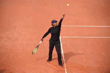 Serena Williams practises at Roland-Garros
© Corinne Dubreuil / FFT