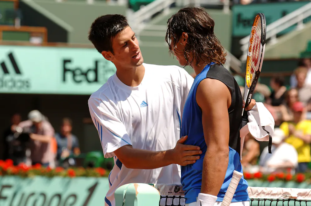Novak Djokovic & Rafael Nadal / Quarts de finale Roland-Garros 2006