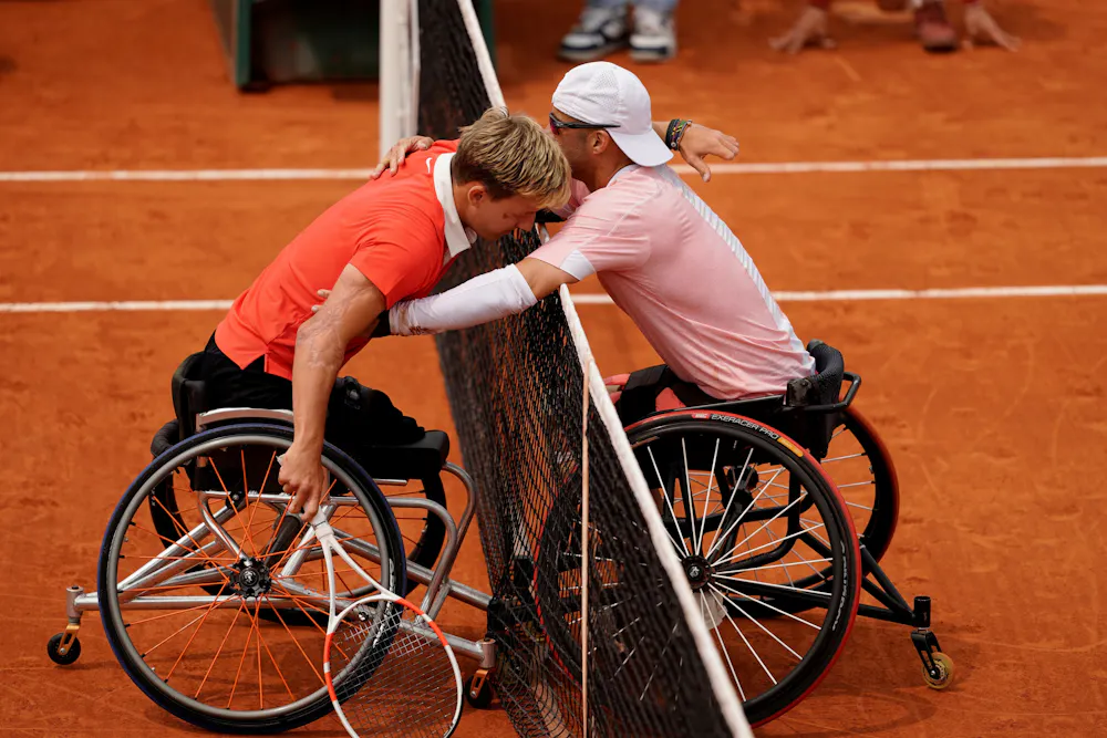 Niels Vink & Guy Sasson / Finale simple quad Roland-Garros 2025 Niels Vink & Guy Sasson / Finale simple quad Roland-Garros 2025