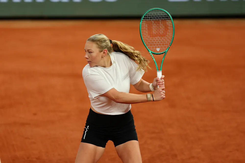 Amanda Anisimova / Troisième jour d'entraînement - Roland-Garros 2026 Amanda Anisimova / Troisième jour d'entraînement - Roland-Garros 2026