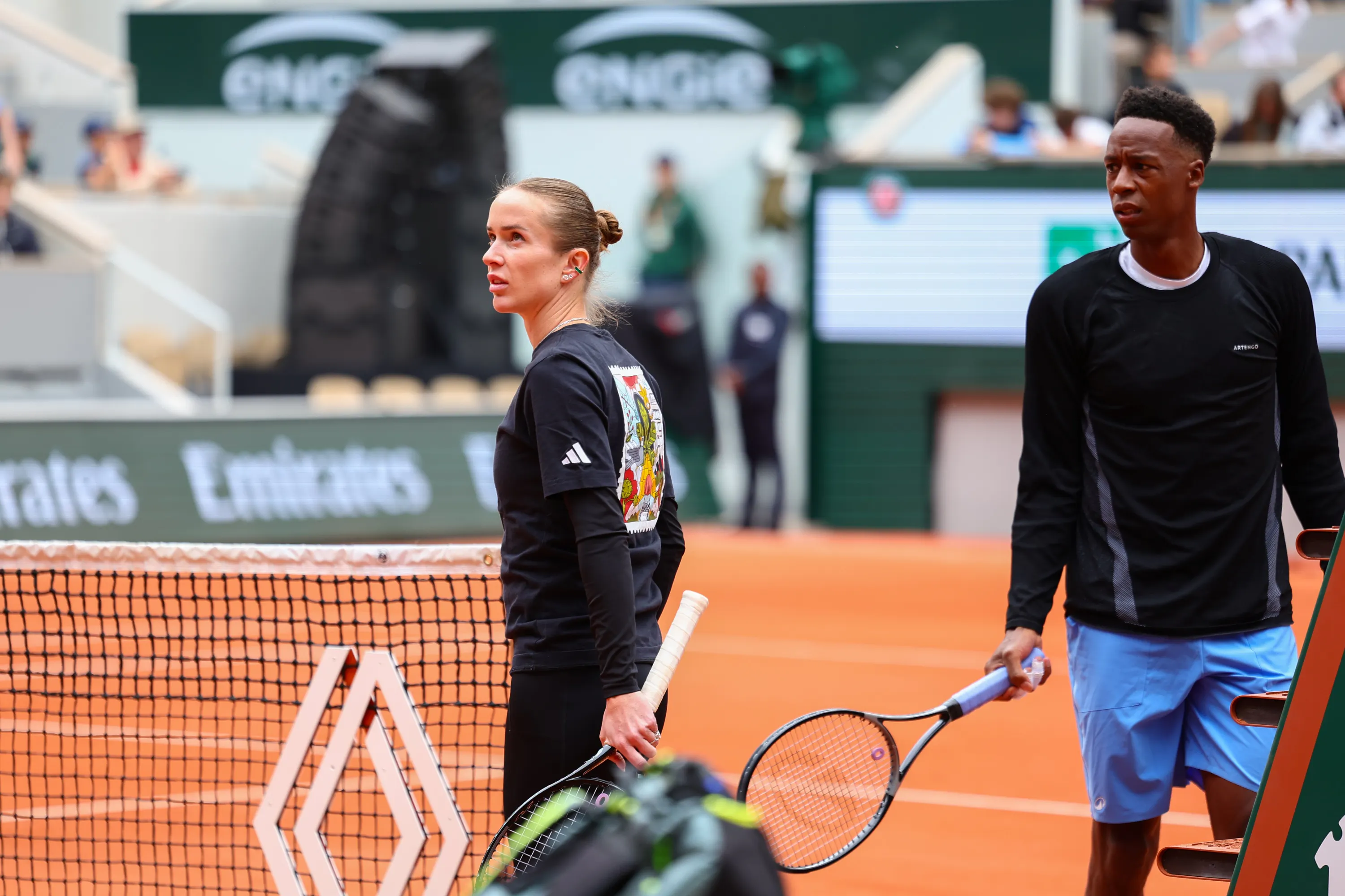 Elina Svitolina & Gaël Monfils / Troisième jour d'entraînement - Roland-Garros 2026