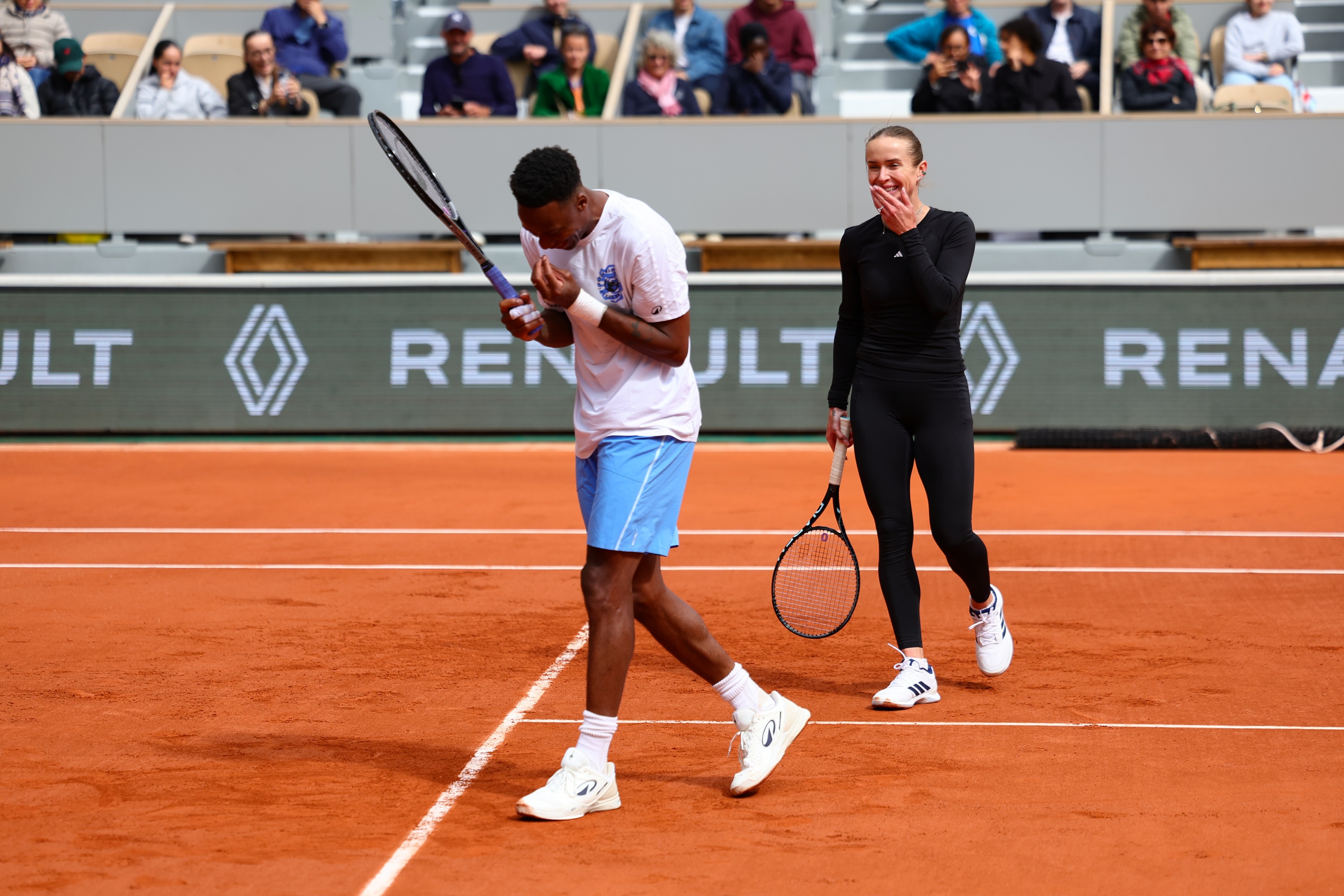 Gaël Monfils & Elina Svitolina / Deuxième jour d'entraînement - Roland-Garros 2026