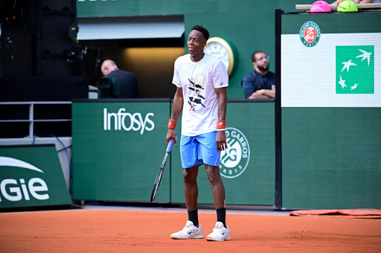 Gaël Monfils / Quatrième jour d'entraînement - Roland-Garros 2026 Gaël Monfils / Quatrième jour d'entraînement - Roland-Garros 2026