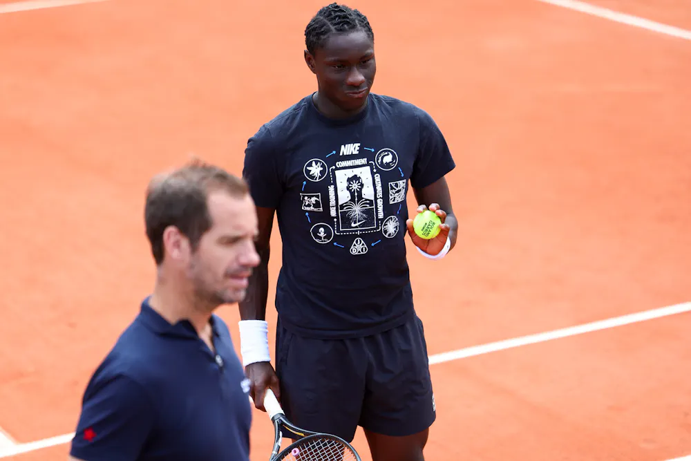 Richard Gasquet & Moïse Kouame / Entraînements - Roland-Garros 2026 Richard Gasquet & Moïse Kouame / Entraînements - Roland-Garros 2026