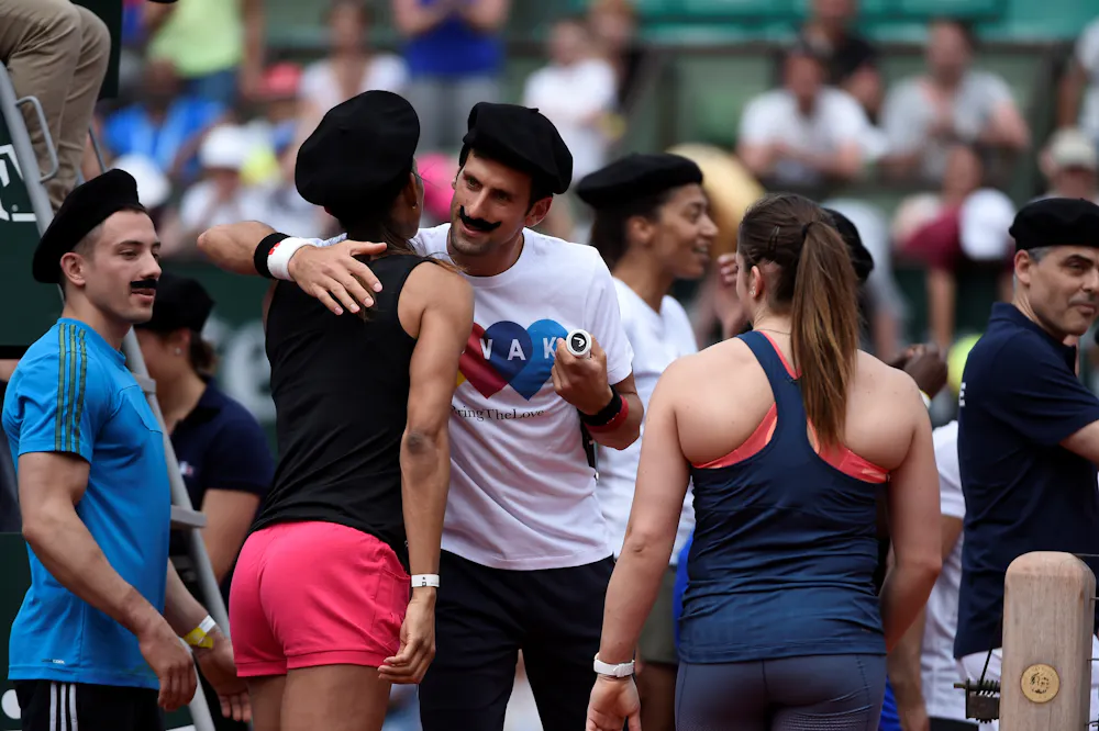 Novak Djokovic / Journée des enfants Roland-Garros 2016