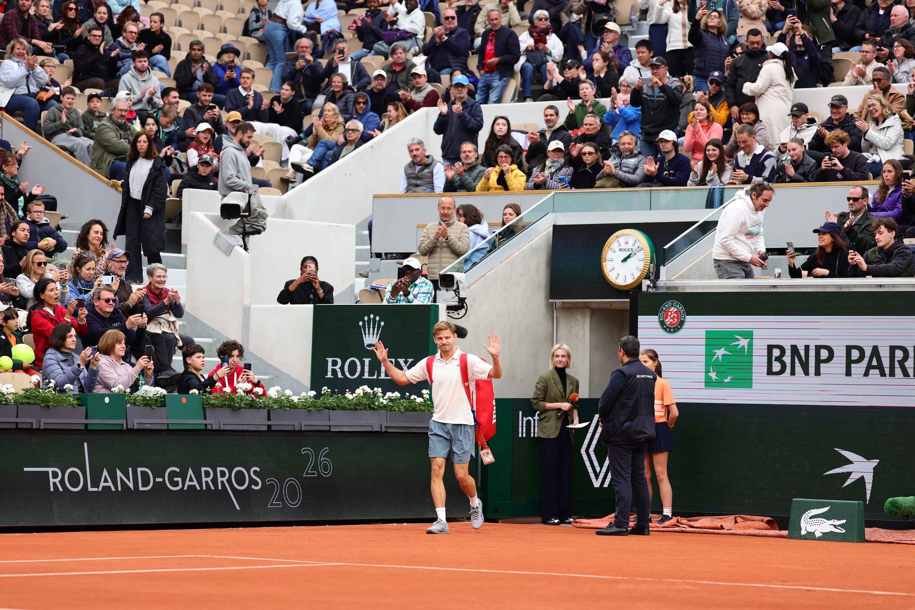 David Goffin / Premier tour - qualifications - Roland-Garros 2026