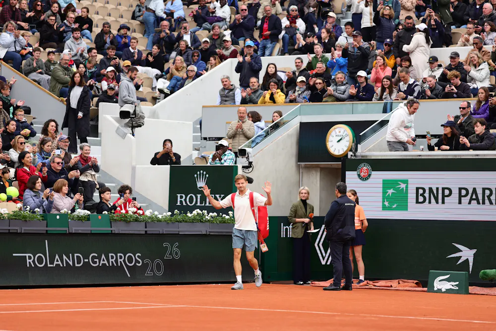 David Goffin / Premier tour - qualifications - Roland-Garros 2026