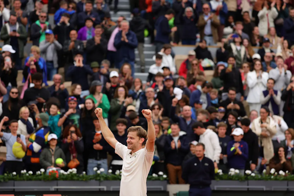 David Goffin / Premier tour - qualifications - Roland-Garros 2026