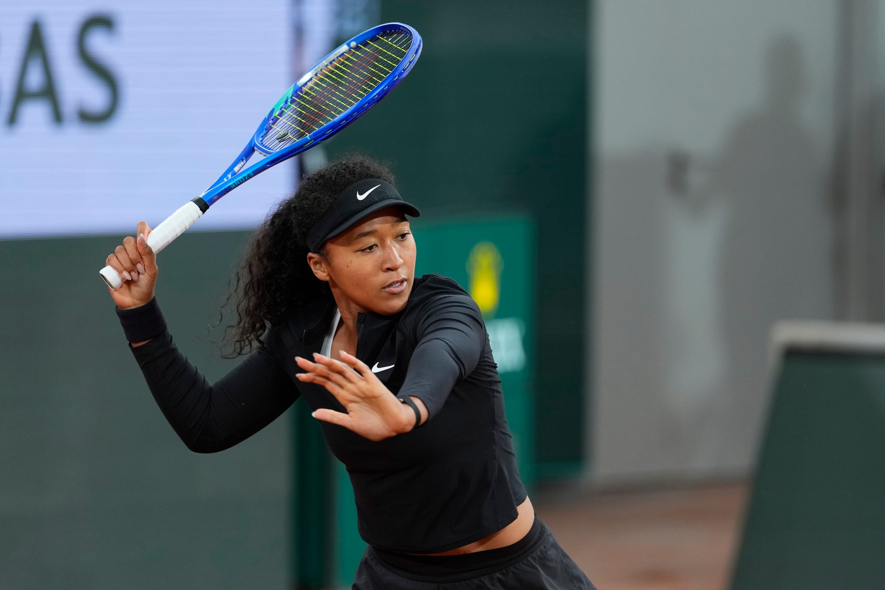 Naomi Osaka practice Roland-Garros 2026