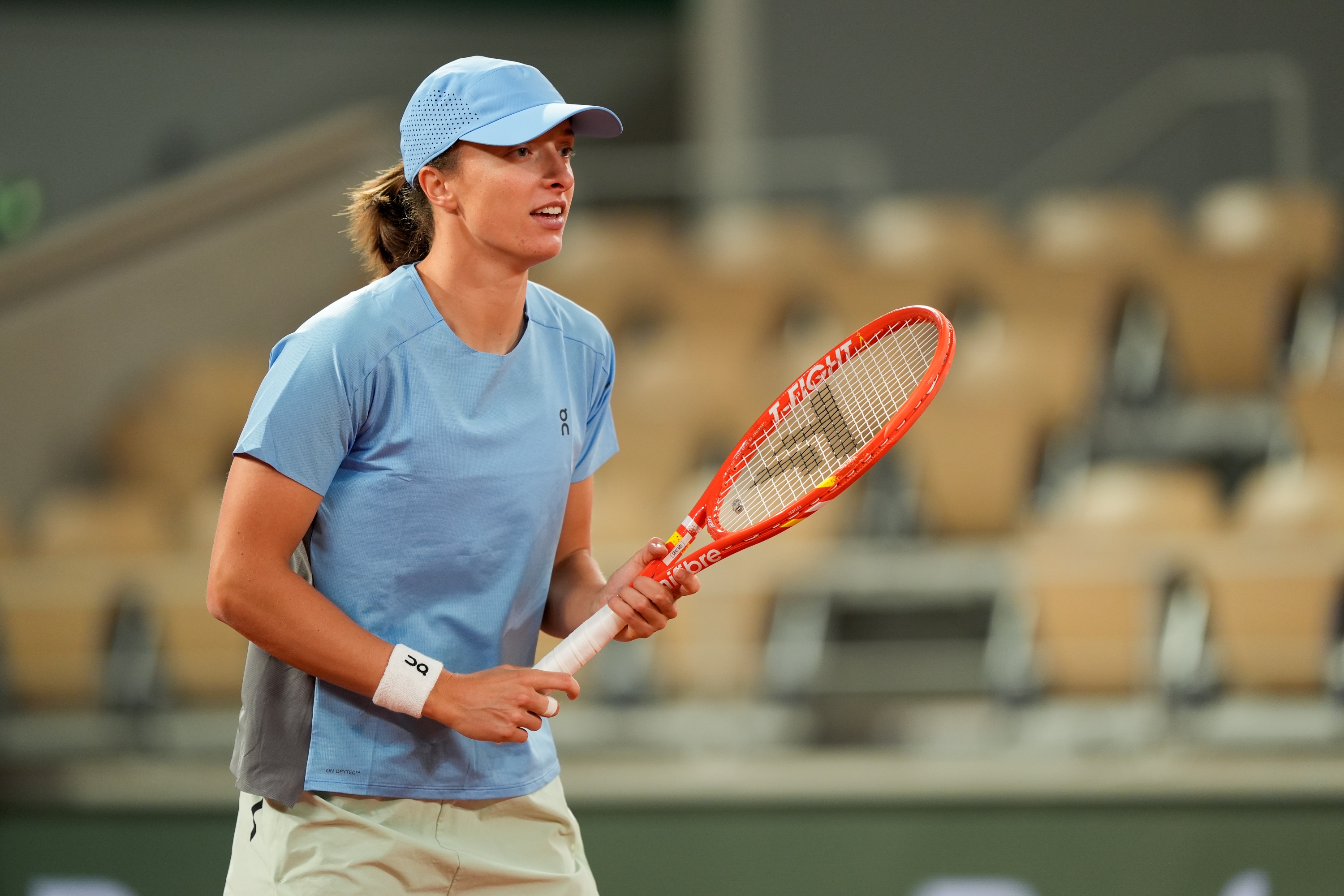 Iga Swiatek / Practice Roland-Garros 2026 
