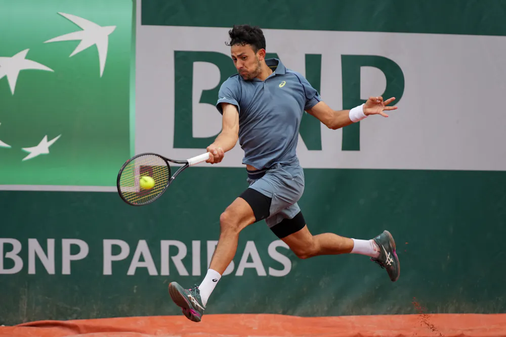 Emilio Nava, first round qualifying, Roland-Garros 2026 Emilio Nava, first round qualifying, Roland-Garros 2026