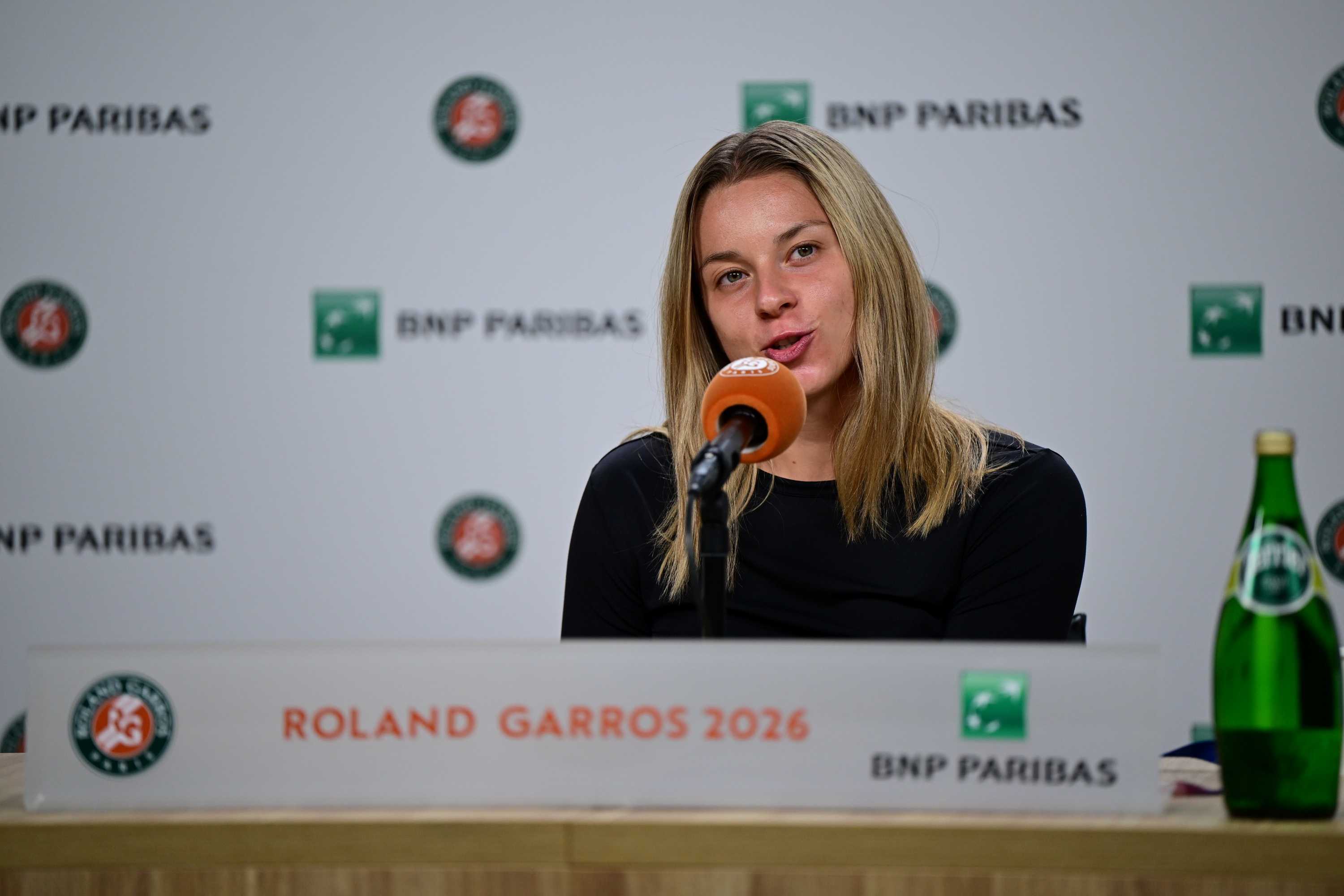 Maja Chwalinska / Huitièmes de finale -  conférence de presse - Roland-Garros 2026