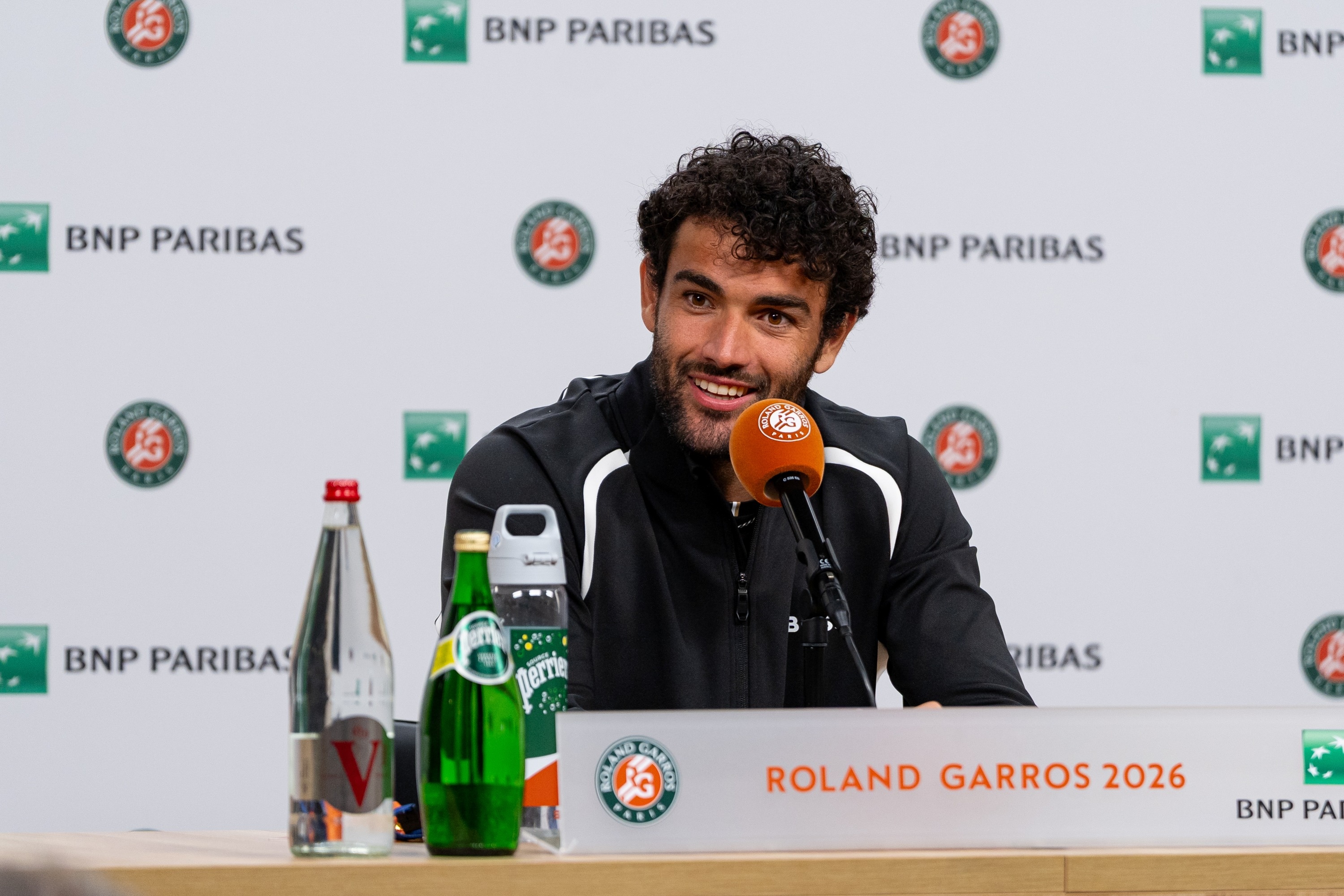 Matteo Berrettini / Huitièmes de finale - conférence de presse - Roland-Garros 2026