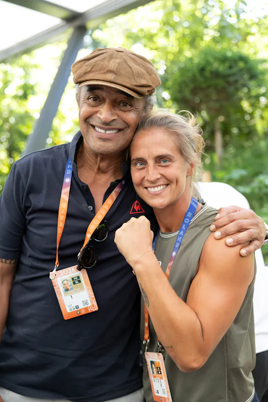 Yannick Noah - Pauline Déroulède / Tirage au sort - tennis-fauteuil - Roland-Garros 2026