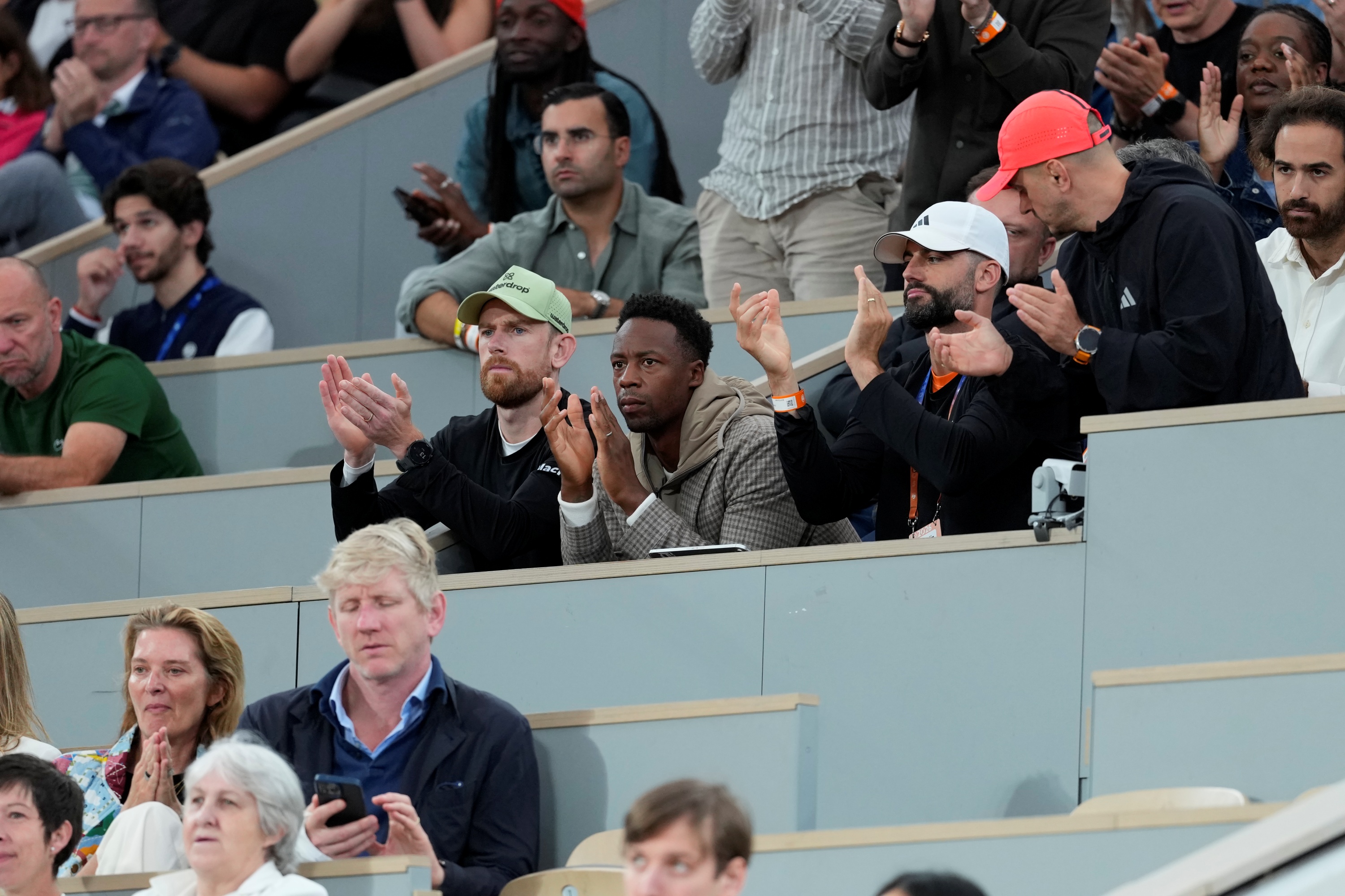 Gaël Monfils / Spectateur - Quarts de Finale - Simple Dames - Roland-Garros 2026