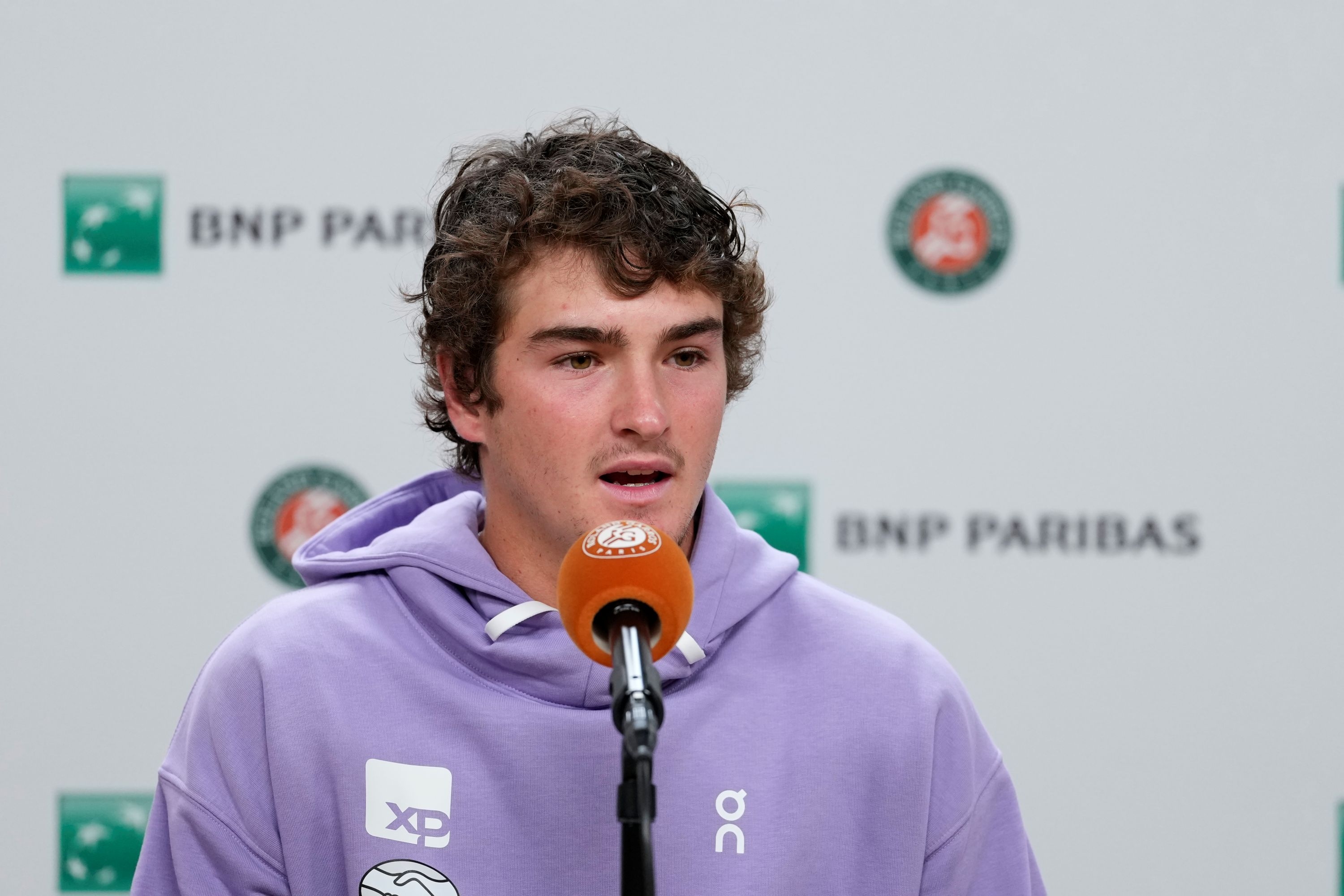 Joao Fonseca / Quarts de finale - conférence de presse Roland-Garros 2026 