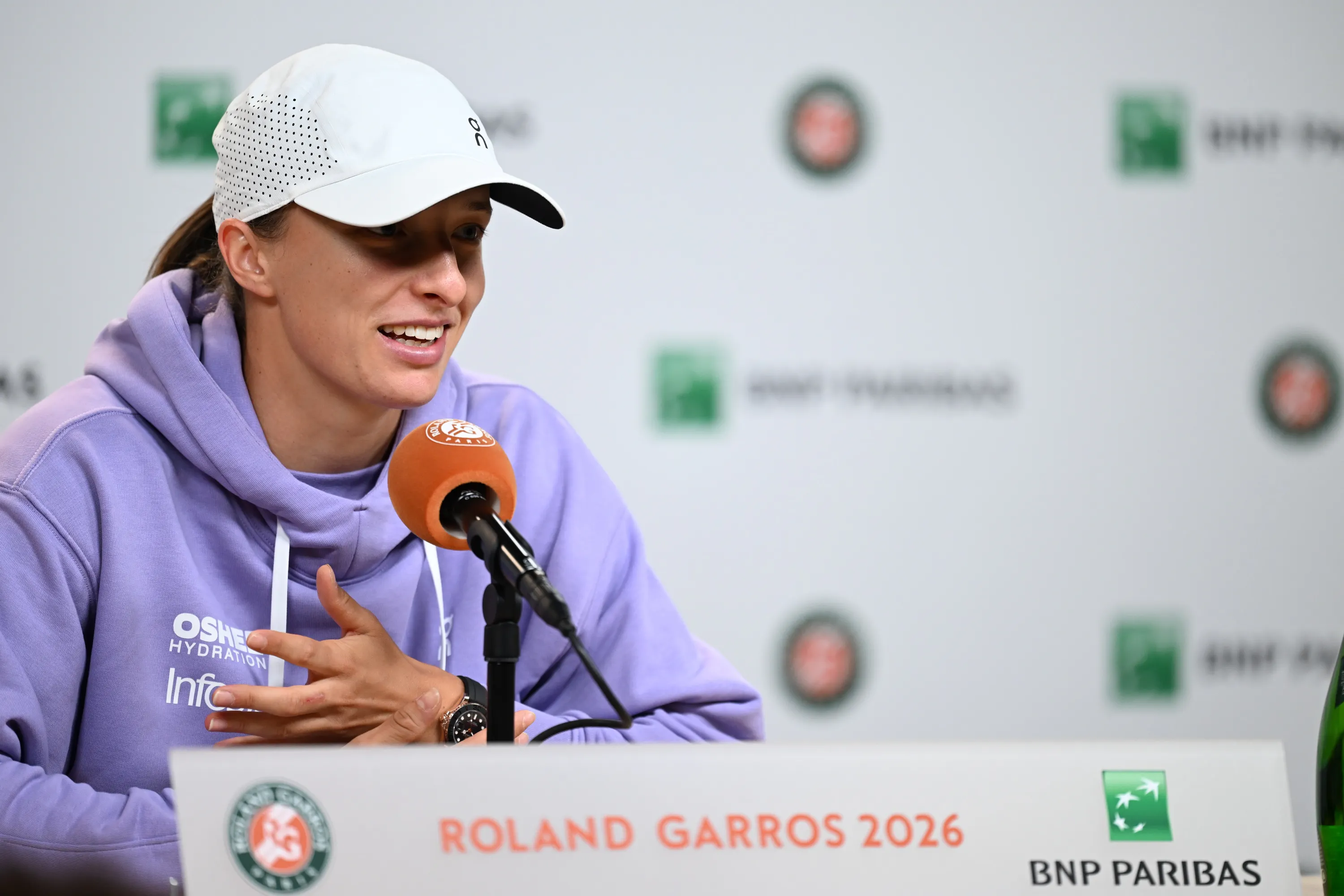 Iga Switek / Conférence de presse - Media Day - Roland-Garros 2026
