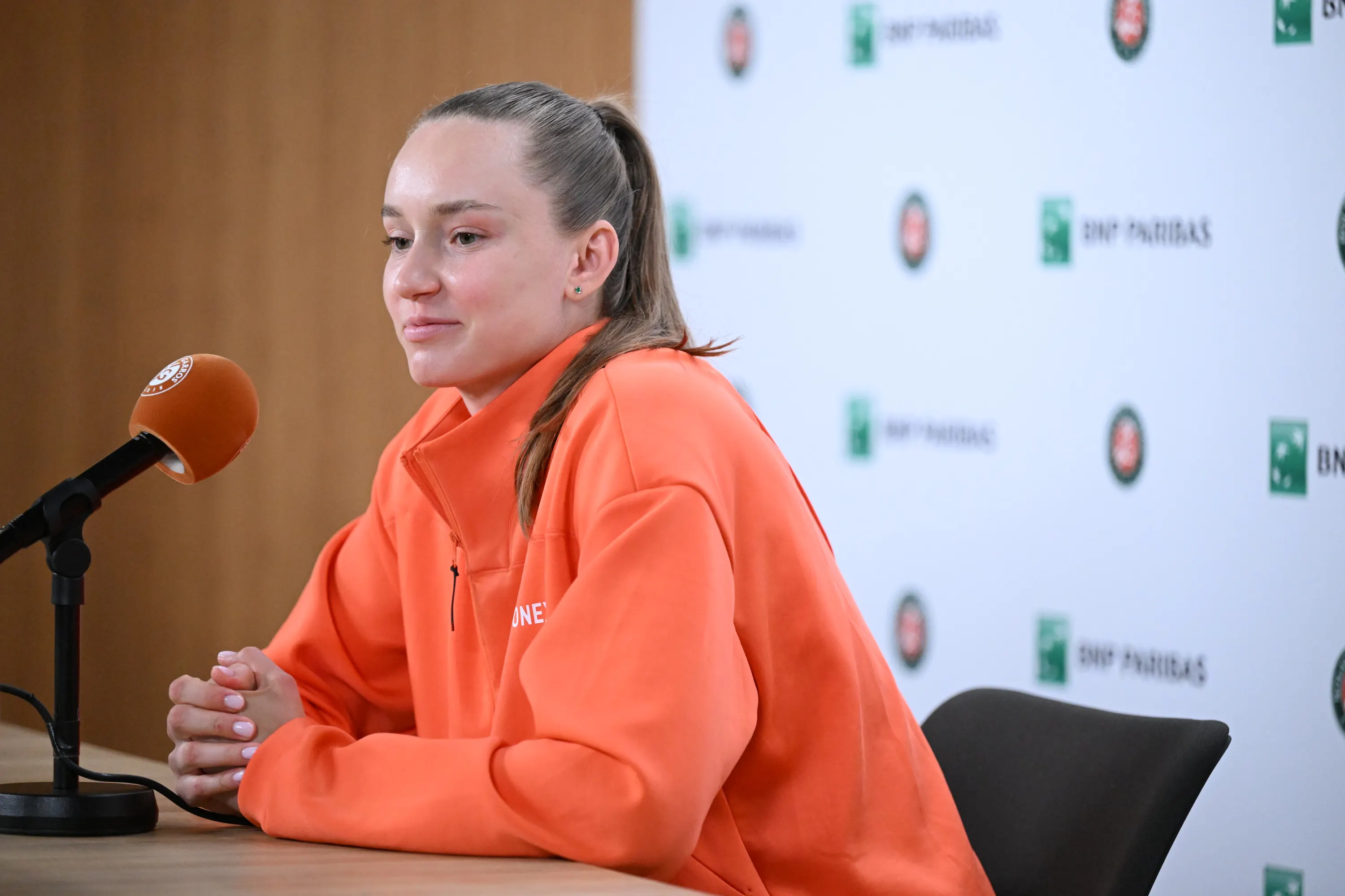 Elena Rybakina / Conférence de presse - Media Day - Roland-Garros 2026