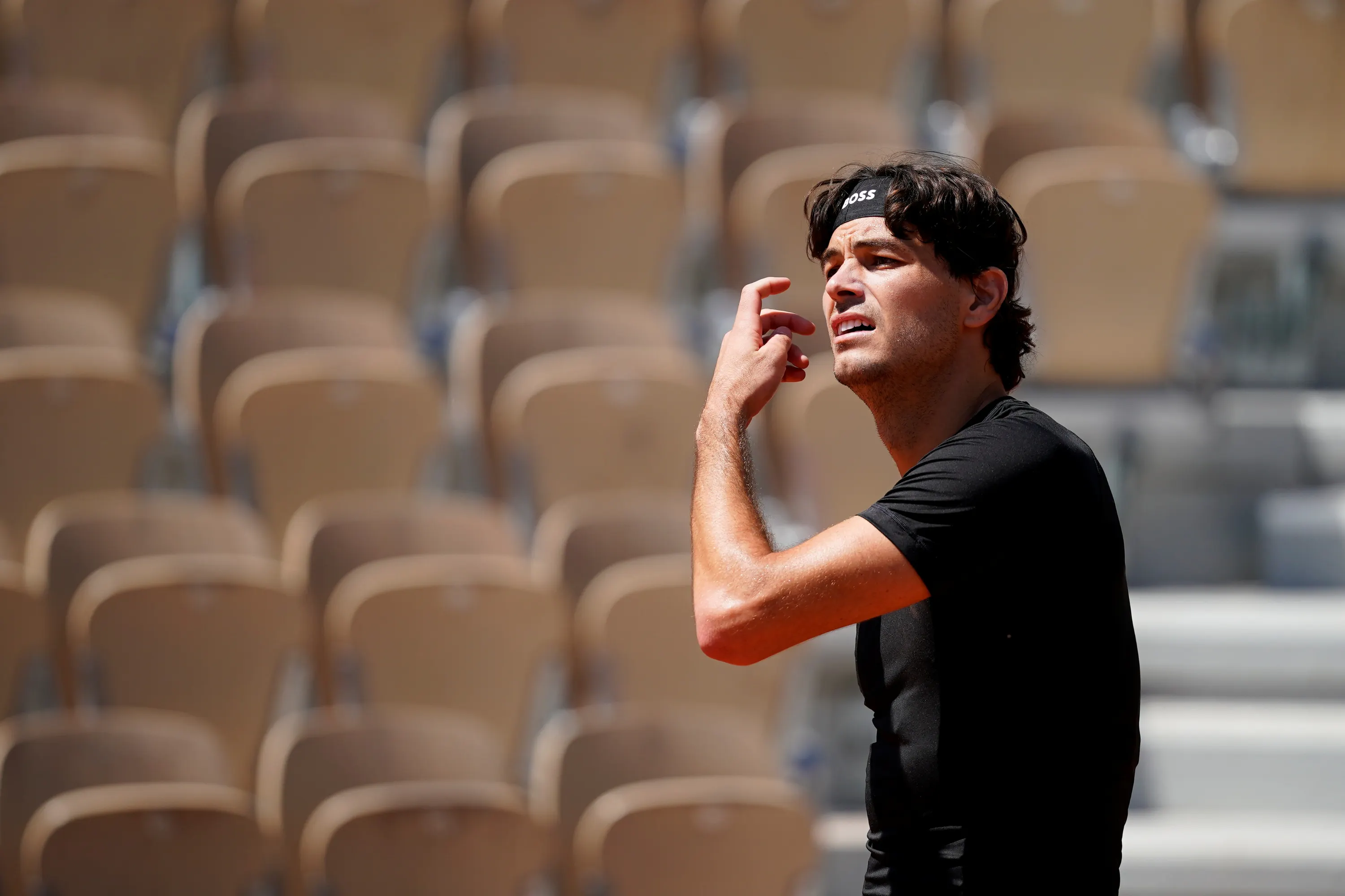 Taylor Fritz / Cinquième jour d'entraînement - Roland-Garros 2026 Taylor Fritz / Cinquième jour d'entraînement - Roland-Garros 2026