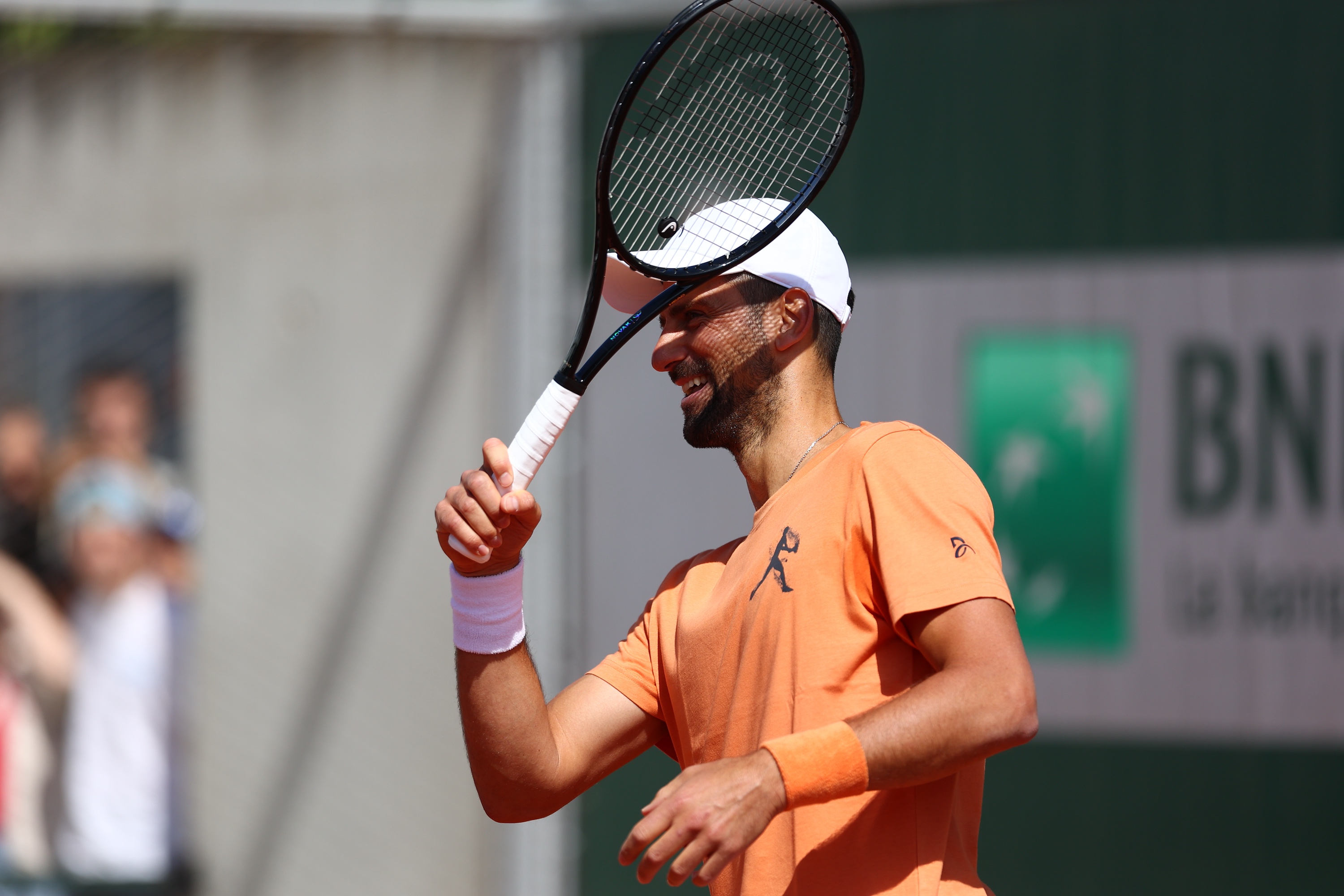 Novak Djokovic, Opening Week practice, Roland-Garros 2026