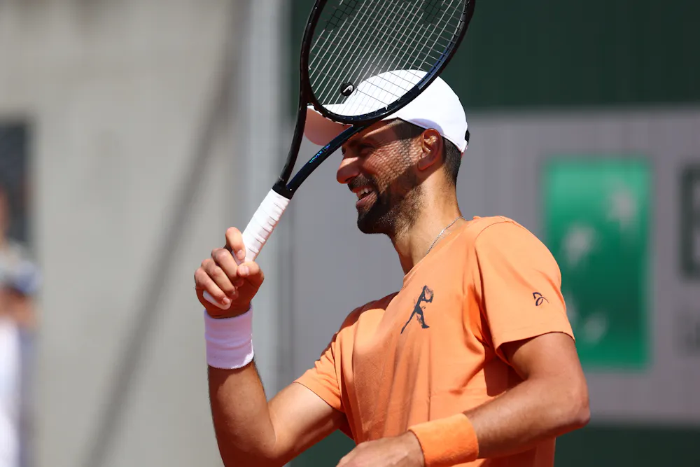 Novak Djokovic, Opening Week practice, Roland-Garros 2026 Novak Djokovic, Opening Week practice, Roland-Garros 2026