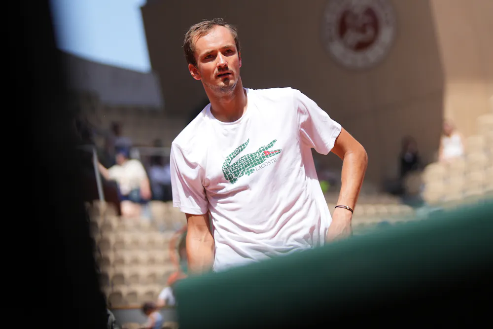 Danniil Medvedev, Practice, 2026 Danniil Medvedev, Practice, 2026