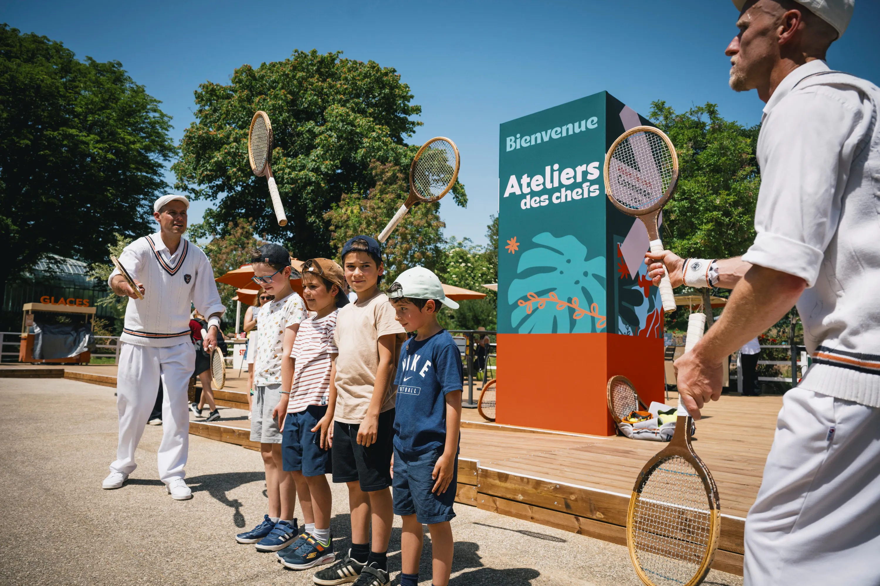 Jongleurs raquettes / Journée Yannick Noah - Roland-Garros 2026 